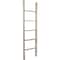 Ekena Millwork 19"W x 72"H x 3 1/2"D Vintage Farmhouse 5 Rung Ladder, Barnwood Decor Collection, Chalk Dust White DECR019X072X04LDRWH - alternate 1